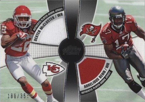 2010 Topps Prime Arrelious Benn Dexter McCluster #2QR-MCB