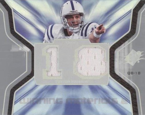 2007 SPx Peyton Manning #WM-PM