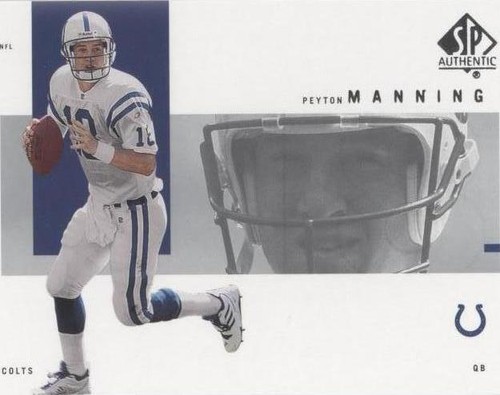 2001 SP Authentic Peyton Manning #39