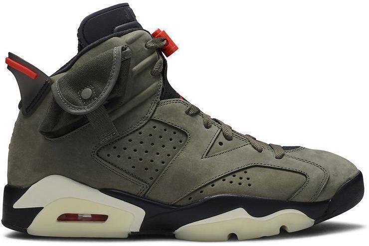 Jordan 6 Retro x Travis Scott Mid Olive for Sale Jordan 6 Retro x Travis Scott Mid Olive for Sale