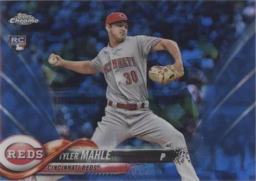 2018 Topps Chrome Sapphire Edition - Tyler Mahle #95