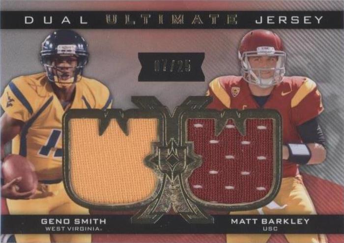 2013 Upper Deck Ultimate Collection Geno Smith Matt Barkley #UJ2-SB