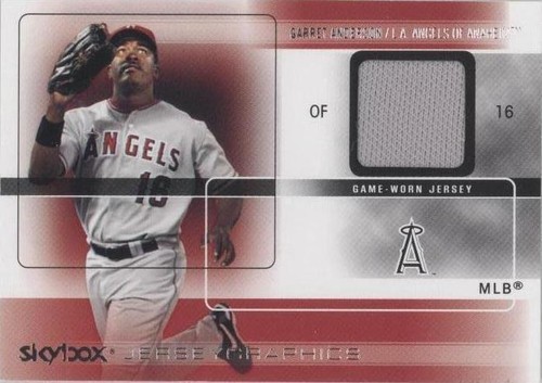 2005 Skybox Autographics - Garret Anderson #JG-GA