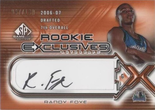 2006-07 SP Game Used Edition - Randy Foye #RE-RF