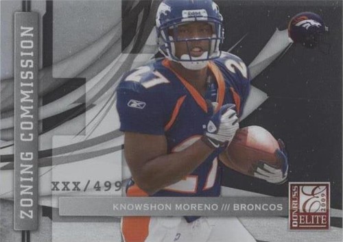 2009 Donruss Elite Knowshon Moreno #KM