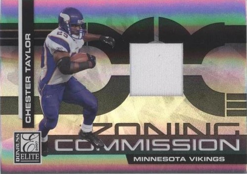 2007 Donruss Elite Chester Taylor #ZC-35