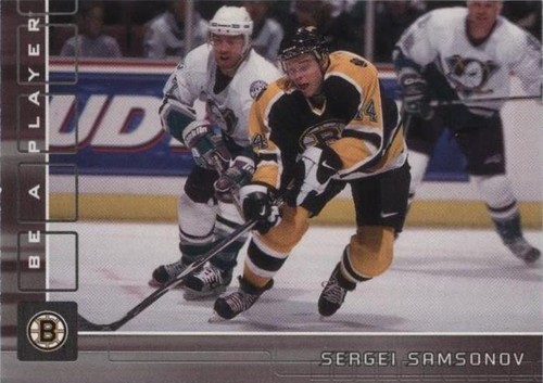 2001-02 In the Game Be A Player Memorabilia - Sergei Samsonov #70