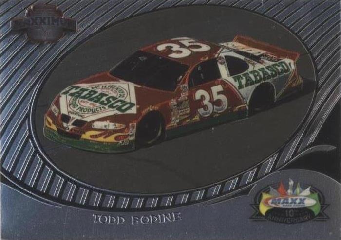 1998 Upper Deck Maxx 10th Anniversary - Todd Bodine #P17