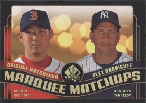 2008 SP Authentic - Alex Rodriguez Daisuke Matsuzaka #MM-4