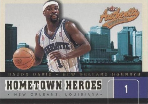2002-03 Fleer Authentix - Baron Davis #20 HH