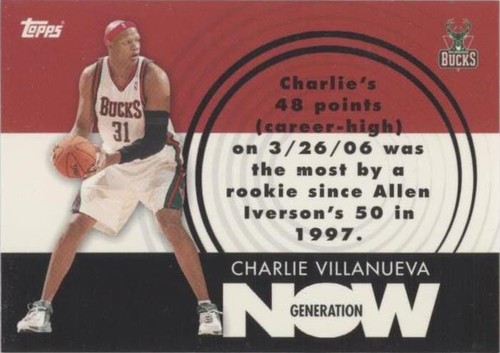 2007-08 Topps - Charlie Villanueva #GN23