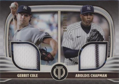 2022 Topps Tribute - Aroldis Chapman Gerrit Cole #DR2-CC