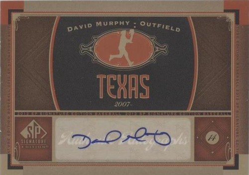 2012 SP Signature Edition - David Murphy #TEX 3