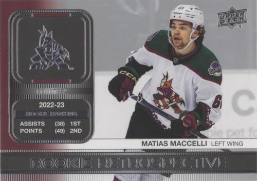 2023-24 Upper Deck Series 1 - Matias Maccelli #RR-18