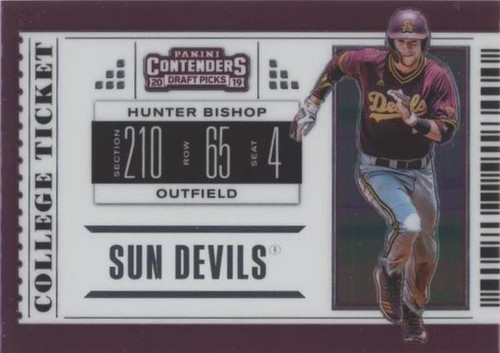 2019 Panini Elite Extra Edition - Hunter Bishop #CT-HB