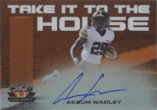 2018 Leaf Valiant Akrum Wadley #TH-AW1