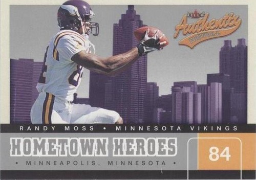 2002 Fleer Authentix Randy Moss #15 HH