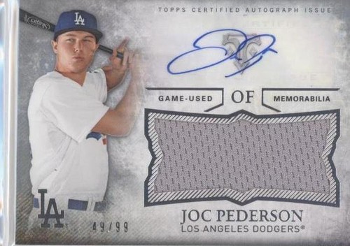 2015 Topps Triple Threads - Joc Pederson #UAJR-JP