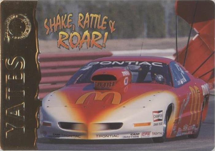 1995 Action Packed NHRA Winston Drag Racing - Jim Yates #24