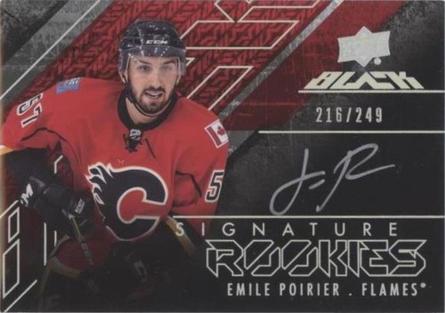 2015-16 UD Black - Emile Poirier #SR-EP