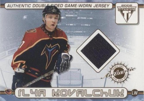 2001-02 Pacific Private Stock Titanium - Dany Heatley Ilya Kovalchuk #23