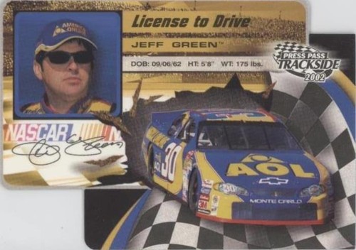 2002 Press Pass Trackside - Jeff Green #LDP11