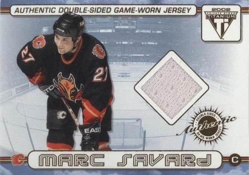 2001-02 Pacific Private Stock Titanium - Marc Savard Roman Turek #5