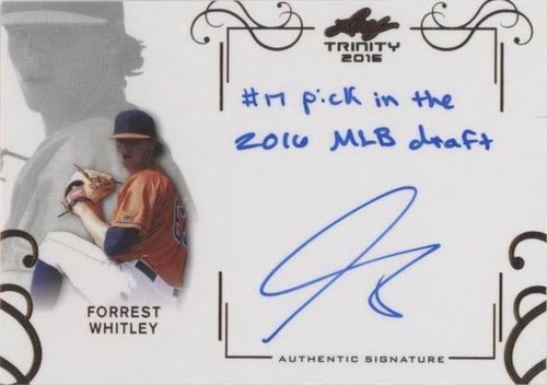 2016 Leaf Trinity - Forrest Whitley #A-FW1