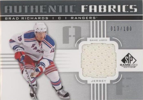 2011-12 SP Game Used Edition - Brad Richards #AF-RI