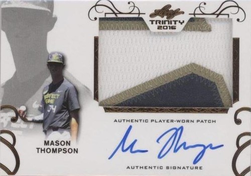 2016 Leaf Trinity - Mason Thompson #PA-MT1