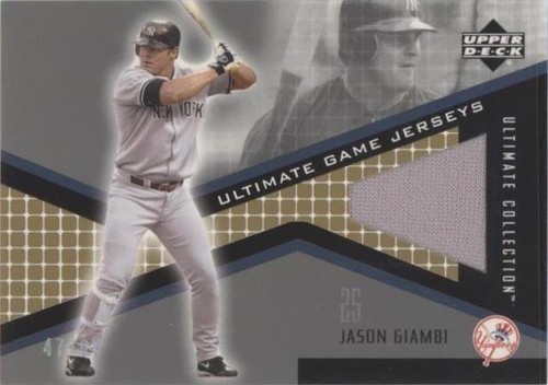2002 Upper Deck Ultimate Collection - Jason Giambi #JB-JG