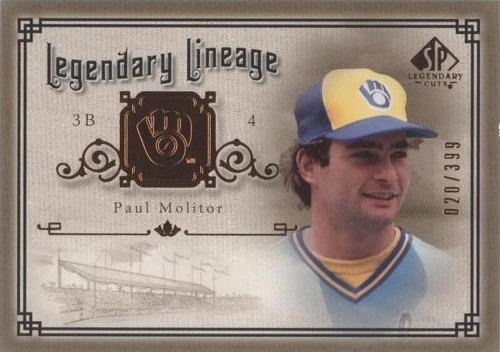 2005 SP Legendary Cuts - Paul Molitor #LE-PM