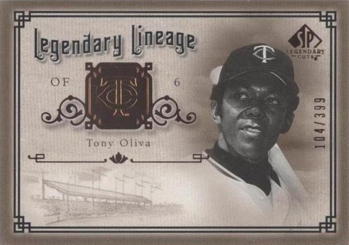 2005 SP Legendary Cuts - Tony Oliva #LE-TO