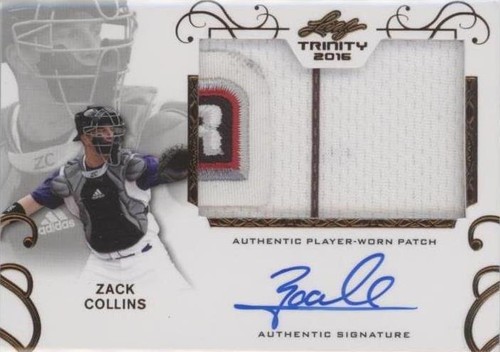2016 Leaf Trinity - Zack Collins #PA-ZC1