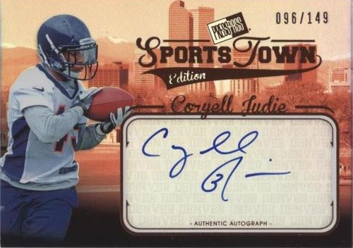 2012 Press Pass Sports Town Edition Autographs Coryell Judie #ST CJ