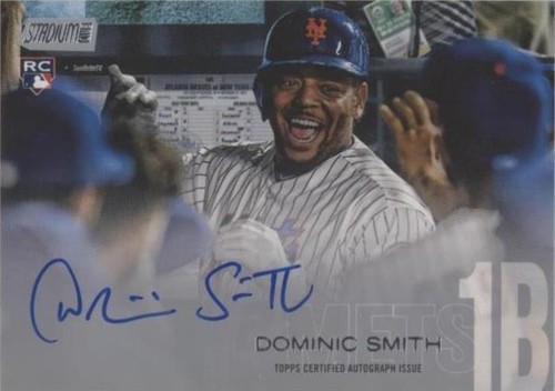 2018 Topps Stadium Club - Dominic Smith #SCA-DSM