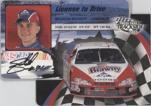 2002 Press Pass Trackside - Buckshot Jones #LDP16