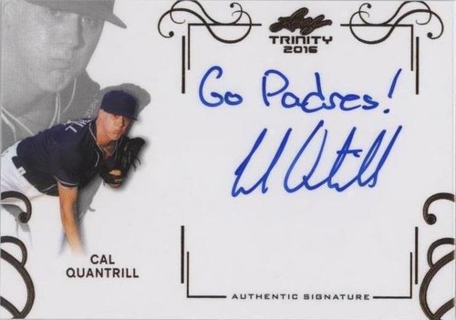 2016 Leaf Trinity - Cal Quantrill #A-CQ1