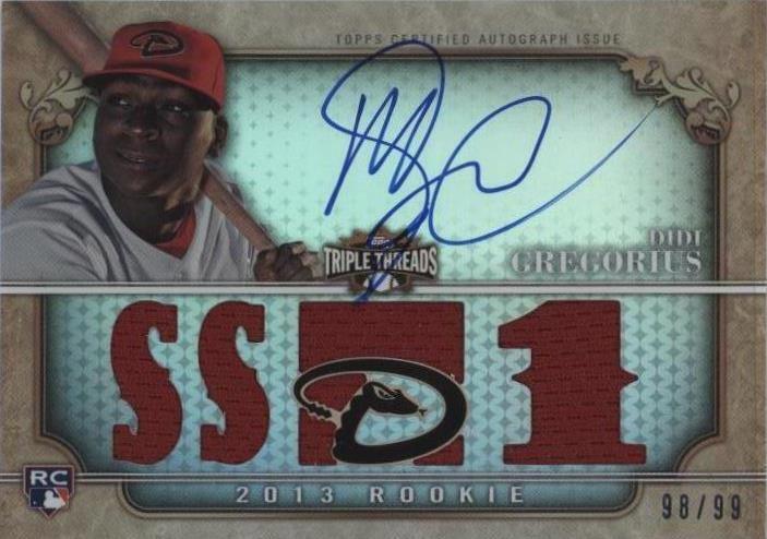 2013 Topps Triple Threads - 迪迪·格雷戈里乌斯 #167