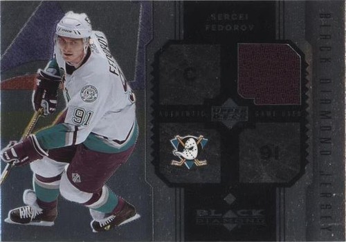 2005-06 Upper Deck Black Diamond - Sergei Fedorov #J-SF
