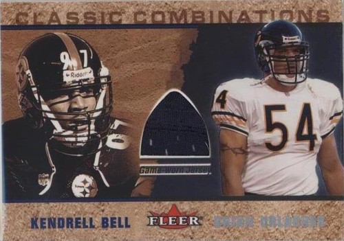 2002 Fleer Tradition Brian Urlacher Kendrell Bell #KBBU