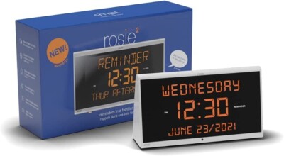 Reminder Rosie Talking Clock - Voice Activated Digital Clock Great Gift
