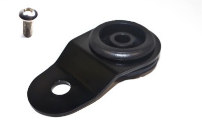 Torque Solution Radiator Mount w/ Insert ( Black )  Fits Mitsubishi Evo 7/8/9