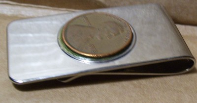 1978 Lincoln Penny Small Money Clip