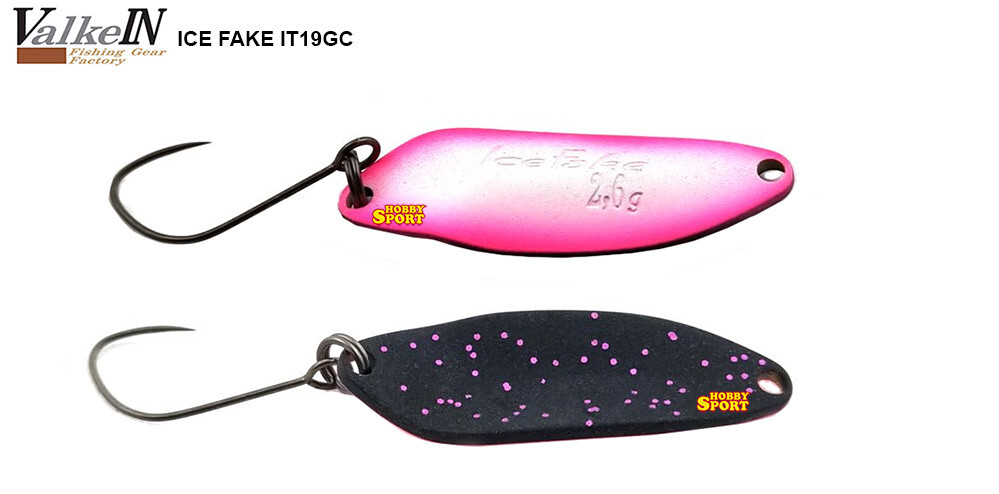 VALKEIN SPOON ICE FAKE 2,6 GR  ITALIAN COLOR IT 19 GC JAPAN TROUT AREA SPIN