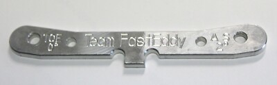 Team FastEddy 0° Toe 2° Anti Squat Rear Toe Block for Losi 5ive - sm230