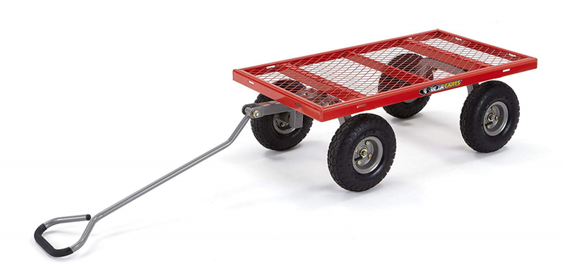 Gorilla Carts GOR800-COM Steel Utility Cart with Removable Sides, 800-lbs. Capac