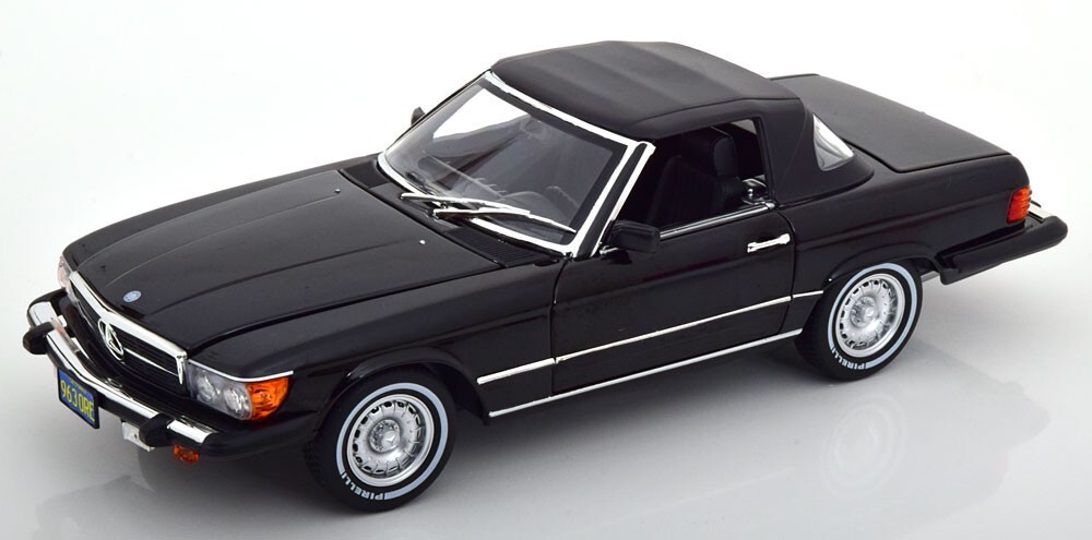 NOREV 1979 Mercedes 450SL USA Version Black American Gigolo NOREV 1979 Mercedes 450SL USA Version Black American Gigolo