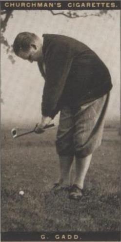 1927 Churchman's Famous Golfers - George Gadd #11