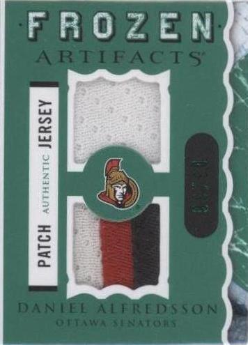 2012-13 Upper Deck Artifacts - Daniel Alfredsson #FA-DA